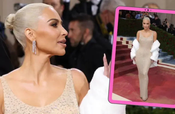 Fani wkurzeni na Kim Kardashian: Tak wyglądają zniszczenia na sukience Marilyn Monroe