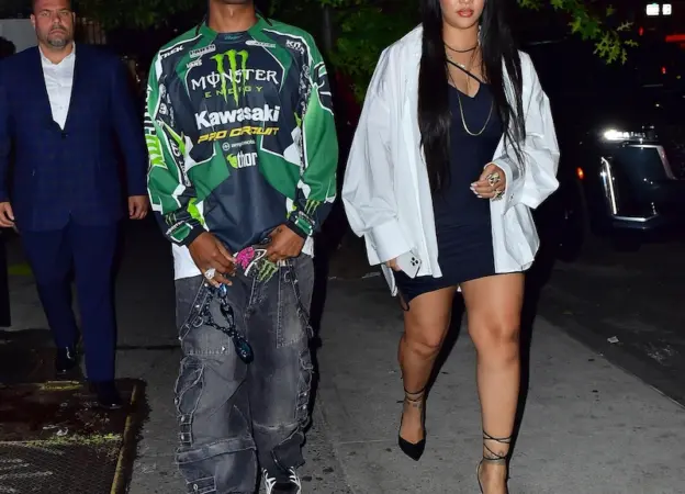 Rihanna and ASAP Rocky enjoy a dinner date in NYC