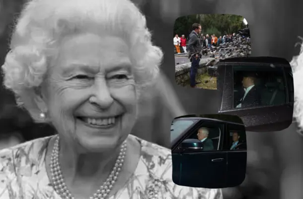 Rodzina królewska w drodze do Balmoral. Harry nie zdążył pożegnać babci (ZDJĘCIA)