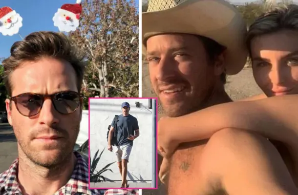 Dawno niewidziany Armie Hammer sfotografowany po rundce golfa w Santa Monica