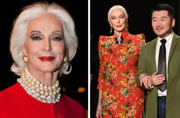 Najstarsza modelka świata, 91-letnia Carmen Dell’Orefice pozuje półnaga