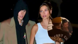 Hailey Bieber i Justin Bieber nagrani podczas kolacji w restauracji (WIDEO)