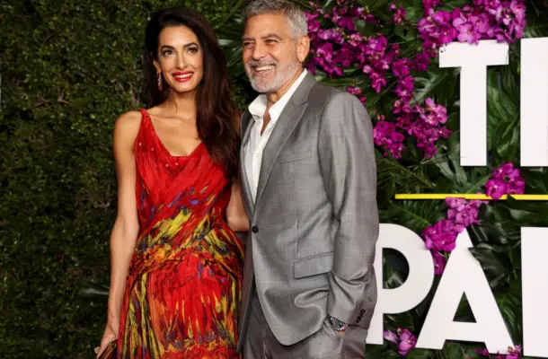 Dawno niewidziana Amal Clooney na randce z małżonkiem