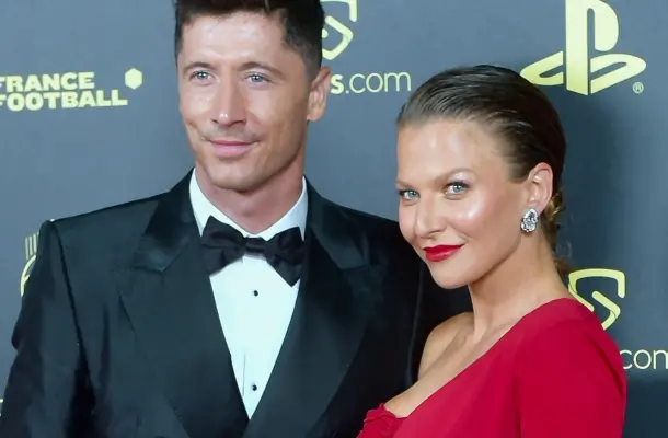 Tak Anna Lewandowska kibicowała Lewemu w towarzystwie jego siostry Mileny