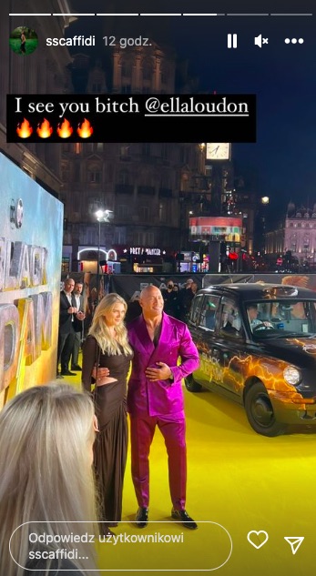 Ella Loudon i Dwayne Johnson