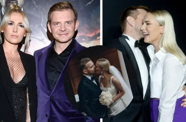 Rafał Zawierucha wziął ślub! Kim jest świeżo upieczona żona aktora? Miała dwie suknie ślubne