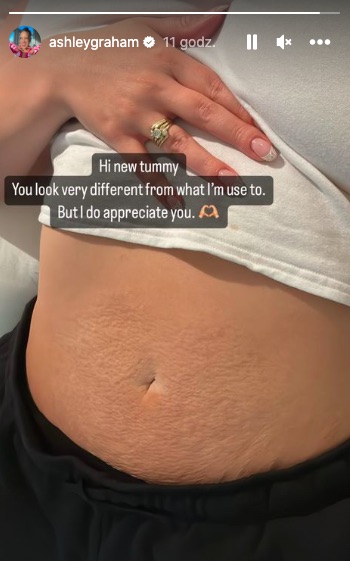Brzuch Ashley Graham