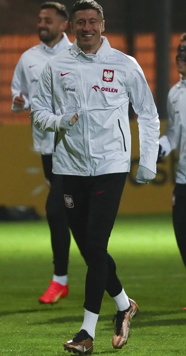 Trening reprezentacji Polski przed meczem z Chile Trening reprezentacji Polski przed meczem z Chile