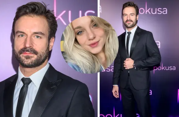 Piotr Stramowski przyprowadził nową partnerkę na premierę filmu POKUSA. Co widział reporter Kozaczka?
