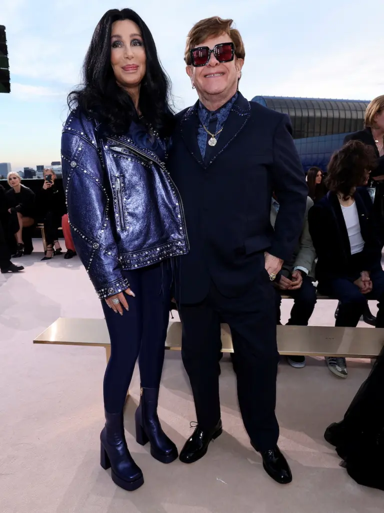 Versace Fall-Winter 2023 collection fashion show in Los Angeles