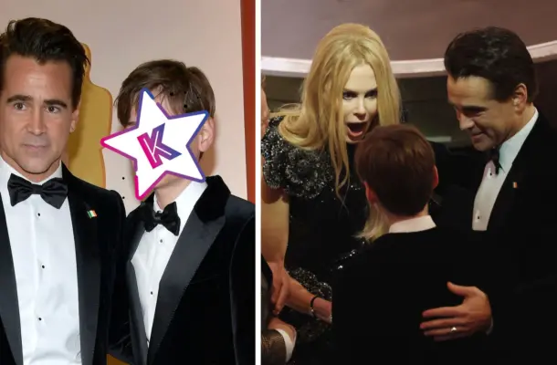 13-letni syn Alicji Bachledy-Curuś u boku ojca Colina Farrella na Oscarach 2023