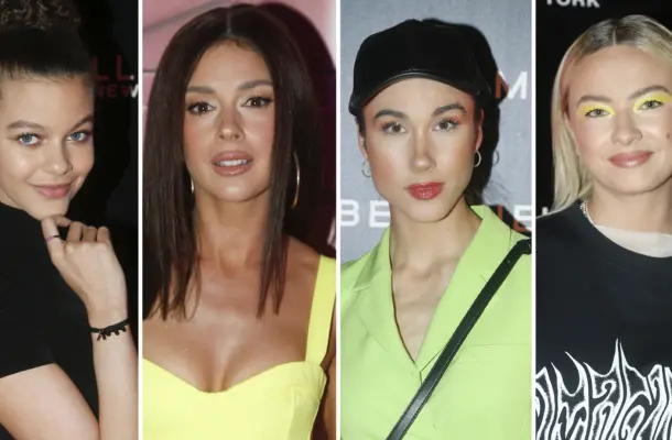 Zjazd celebrytek i tiktokerek na evencie Maybelline: opalona Klaudia Halejcio eksponuje pierścionek, Ida Nowakowska i Emilia Dankwa świecą brzuchami
