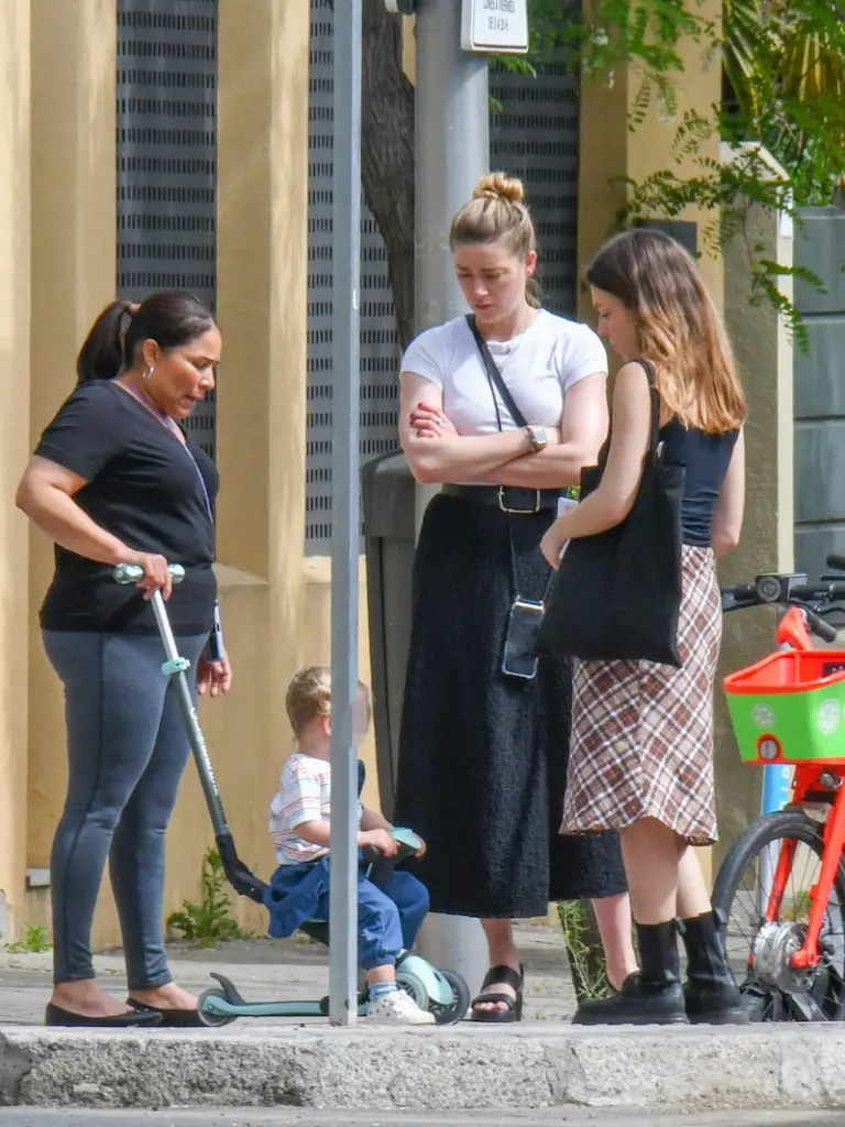 EXCLUSIVE: Amber Heard seen out in Madrid with her daughter after starting a new life in the Spanish capital after her messy divorce from Johnny Depp EXCLUSIVE: Amber Heard seen out in Madrid with her daughter after starting a new life in the Spanish capital after her messy divorce from Johnny Depp