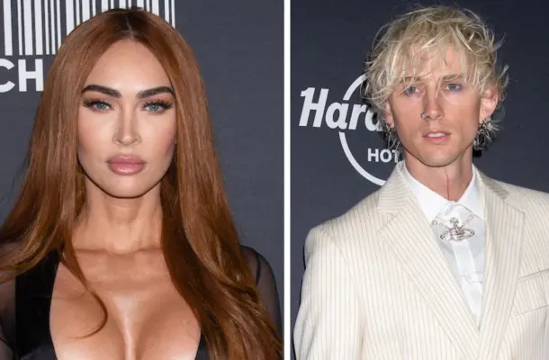 Roznegliżowana Megan Fox na czerwonym dywanie. Był tam też Machine Gun Kelly