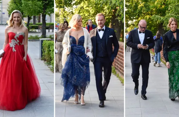 Gwiazdy na balu charytatywnym. Kurdej-Szatan, Edyta Pazura, Rafał Zawierucha z piękną żoną