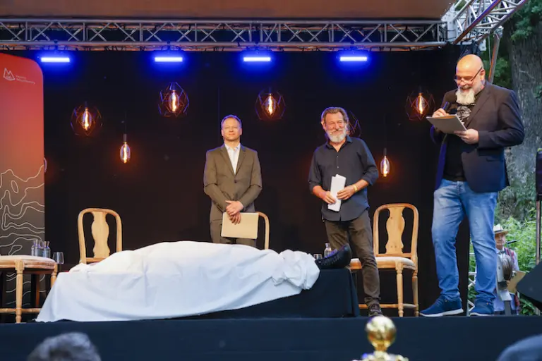 scena z: Maciej Stuhr, Robert Więckiewicz, SK:, , fot. Telus/AKPA scena z: Maciej Stuhr, Robert Więckiewicz, SK:, , fot. Telus/AKPA