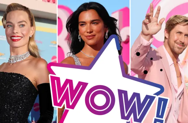 Opalona Dua Lipa świeci piersiami na premierze „Barbie” w siateczkowej sukience (ZDJĘCIA)