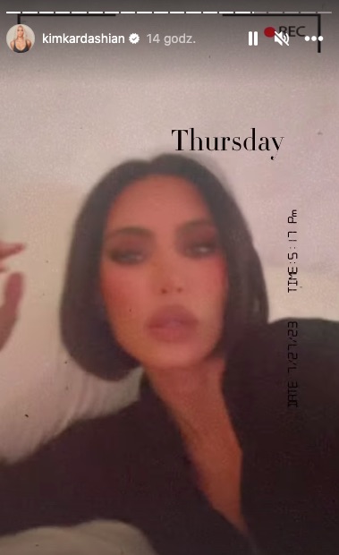 Kim Kardashian - nowa fryzura