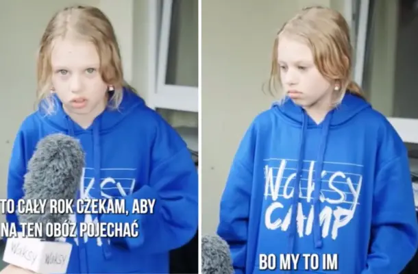 Ta kilkuletnia dziewczynka robi furorę na TikToku. Urodzona aktorka!