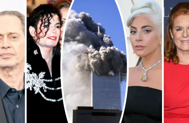 Gwiazdy, które zostały osobiście dotknięte przez zamach na WTC. Wśród nich Michael Jackson, Lady Gaga