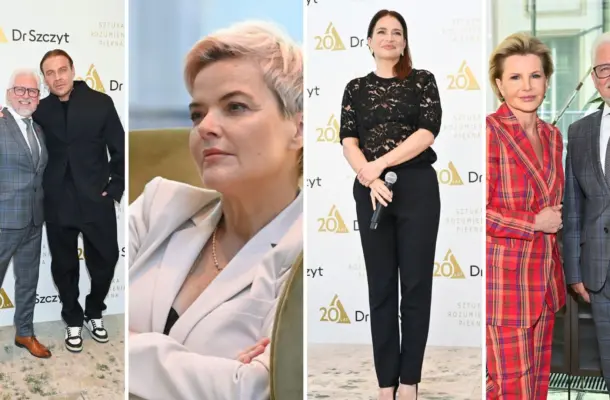 Gwiazdy świętują 20-lecie marki Dr Szczyt. Spójrzcie na jego piękną żonę i córkę