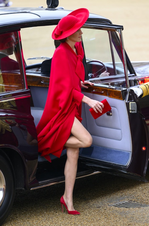 księżna Kate w czerwieni