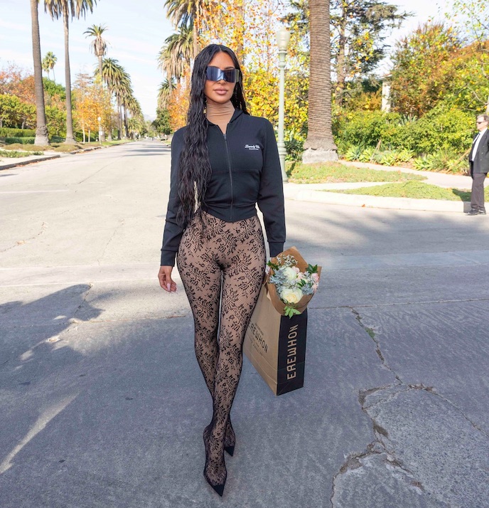 Kim Kardashian na pokazie Balenciagi