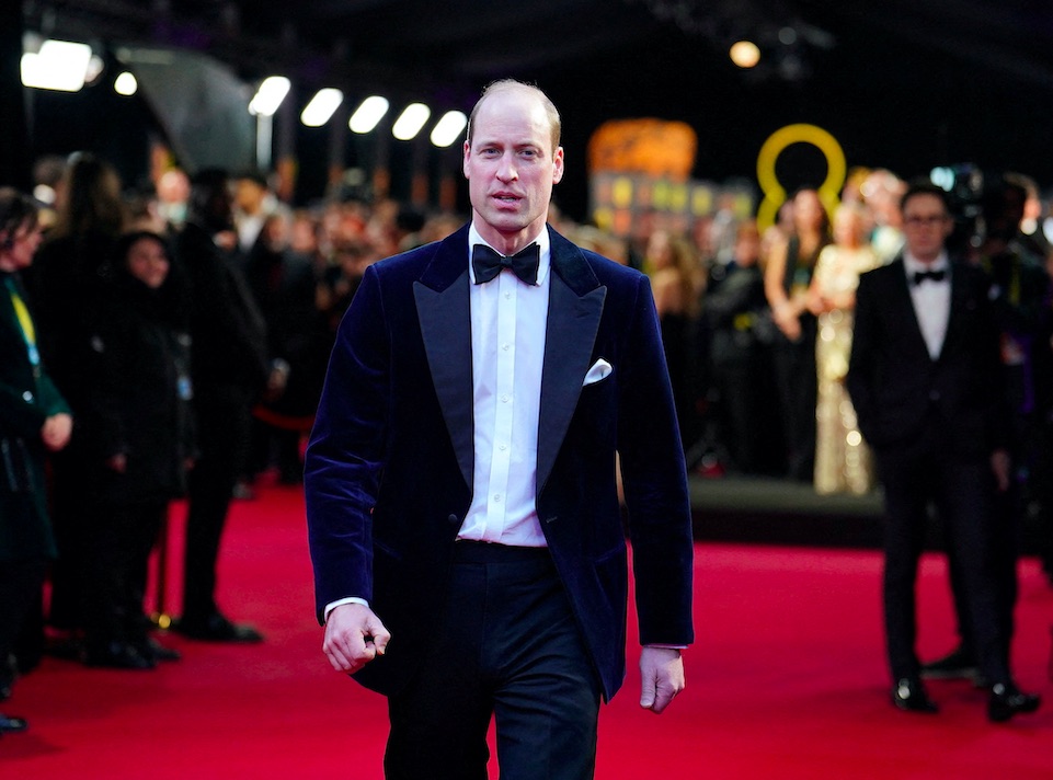 Rozdanie nagród BAFTA 2024: książę William