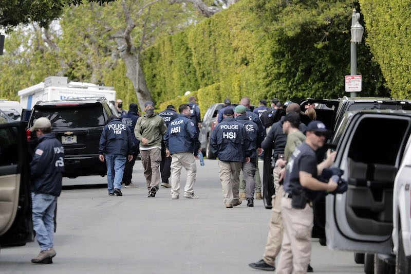 Federal agents raid the mansion of Diddy, aka Sean Combs reportedly in connection to sex trafficking