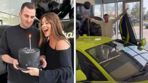 Narzeczony Klaudii Halejcio cieszy się jak dziecko z nowego Lamborghini: „Jako pierwszy w Polsce”
