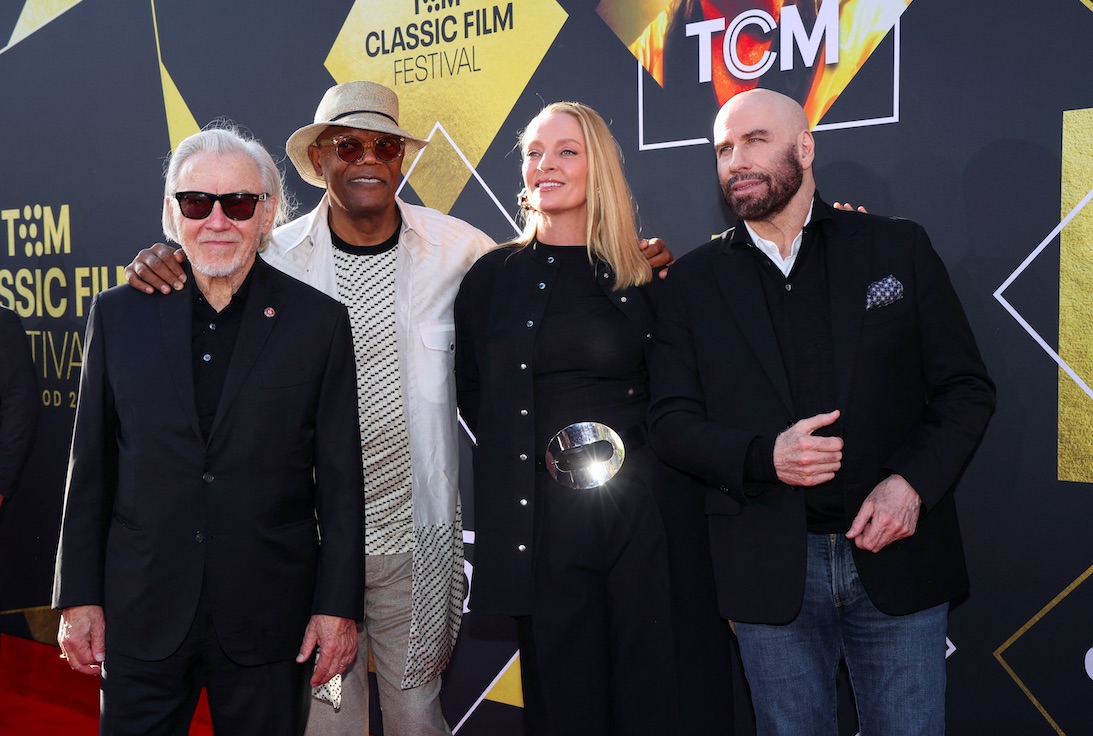 Harvey Keitel Samuel L Jones Uma Thurman John Travolta