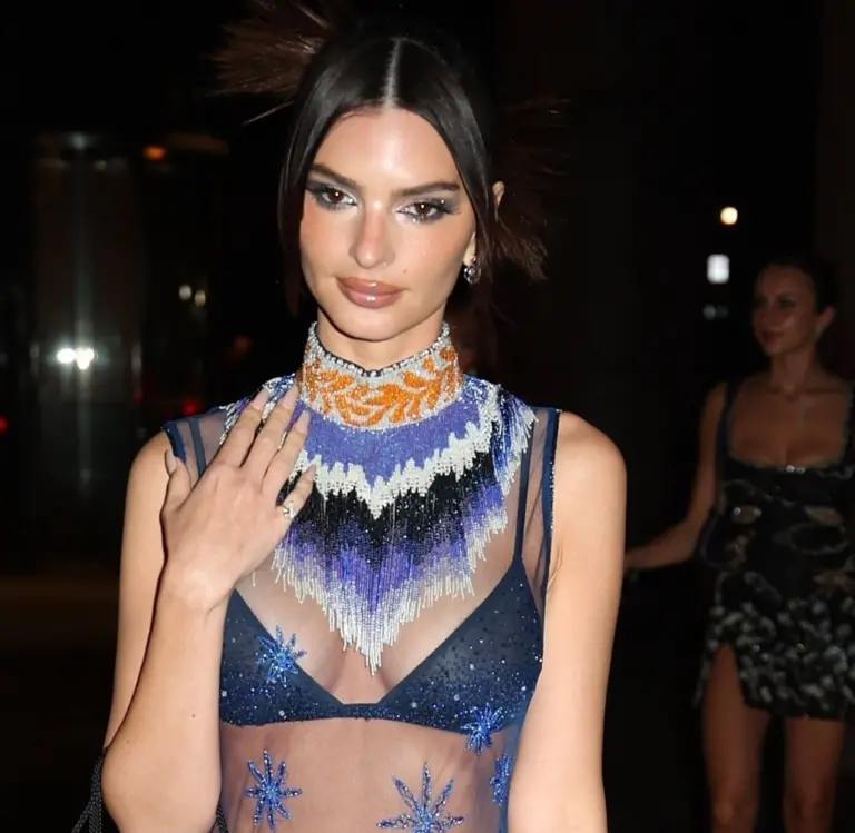 Emily Ratajkowski attends a Met Gala after-party Emily Ratajkowski attends a Met Gala after-party