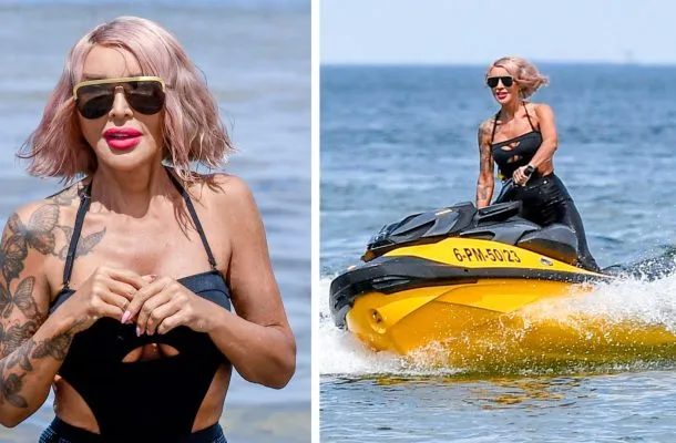 Seksowna Ewa Minge na plaży w Międzyzdrojach! (ZDJĘCIA)