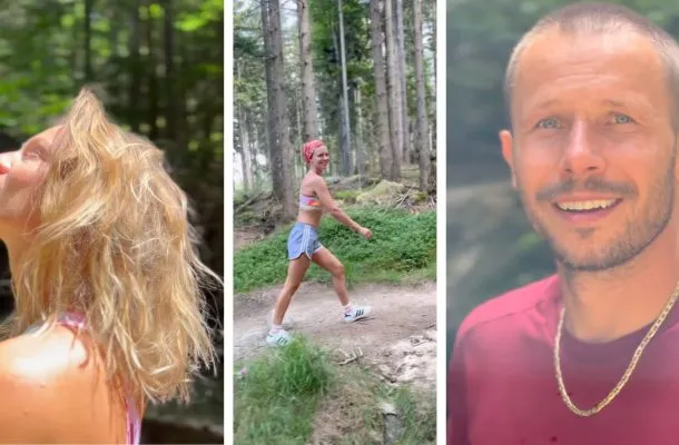 Mateusz Banasiuk i Magda Boczarska z synkiem w górach. Pokazali urocze nagranie