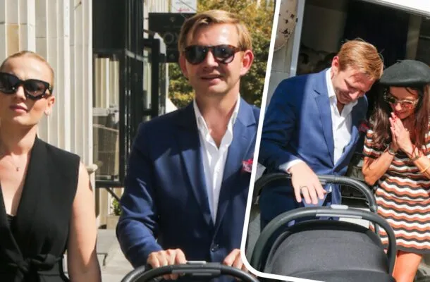 Rafał Zawierucha i Beata Wiśnicka-Zawierucha debiutują na salonach z dzieckiem