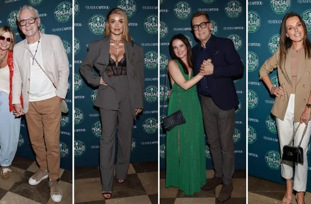 Plejada gwiazd na scenie Foksal 11! Edyta Folwarska wyeksponowała dekolt, Maciej Orłoś obściskuje ukochaną (FOTO)