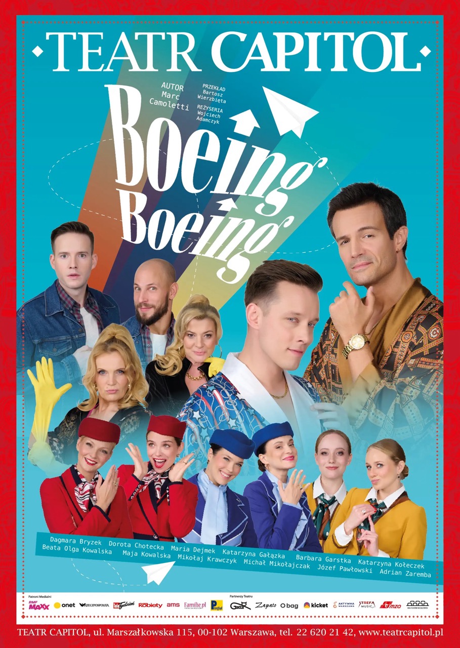 Premiera „Boeing Boeing” oraz jubileusz Mikołaja Krawczyka w Teatrze Capitol.
