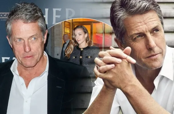 Hugh Grant z żoną na premierze. Młodsza o 23 lata Anna Eberstein wyglądała olśniewająco! (FOTO)