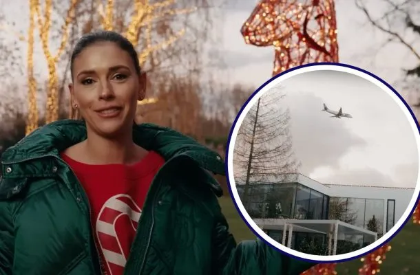 Klaudia Halejcio dekoruje dom na święta. Jedyną jej konkurencją są Łazienki Królewskie
