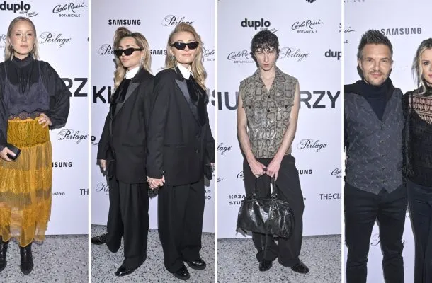 Pokaz Mariusza Przybylskiego. Maria Dębska w cekinach, Sandra Hajduk w nietypowej sukience, Adam Sztaba z żoną…