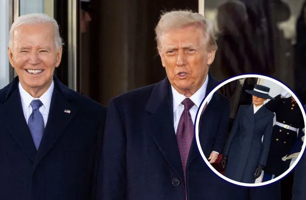 Trumpowie przybyli do Białego Domu. Melania zawsze wie, jak się ubrać, ale tym razem doszło do WPADKI!