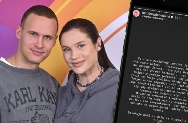 Ależ Karolina Gilon posłodziła ukochanemu! „Dziękuję Mati za dziś, wczoraj i za jutro…”