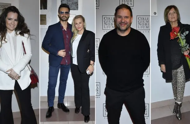 Premiera sztuki „Przebłyski”: Tomasz Karolak, Ewa Kasprzyk w nowej fryzurze, rodzina Olbrychskich…