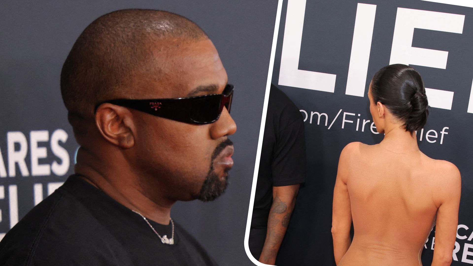 Kanye West przybył z GOŁĄ Biancą Censori na Grammy 2025. Co on jej robi!