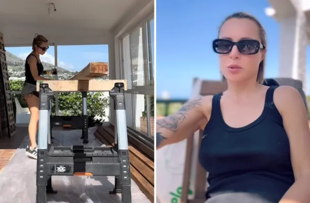 Blanka Lipińska zasuwa na budowie. Remontuje hiszpańską chawirę (FOTO)