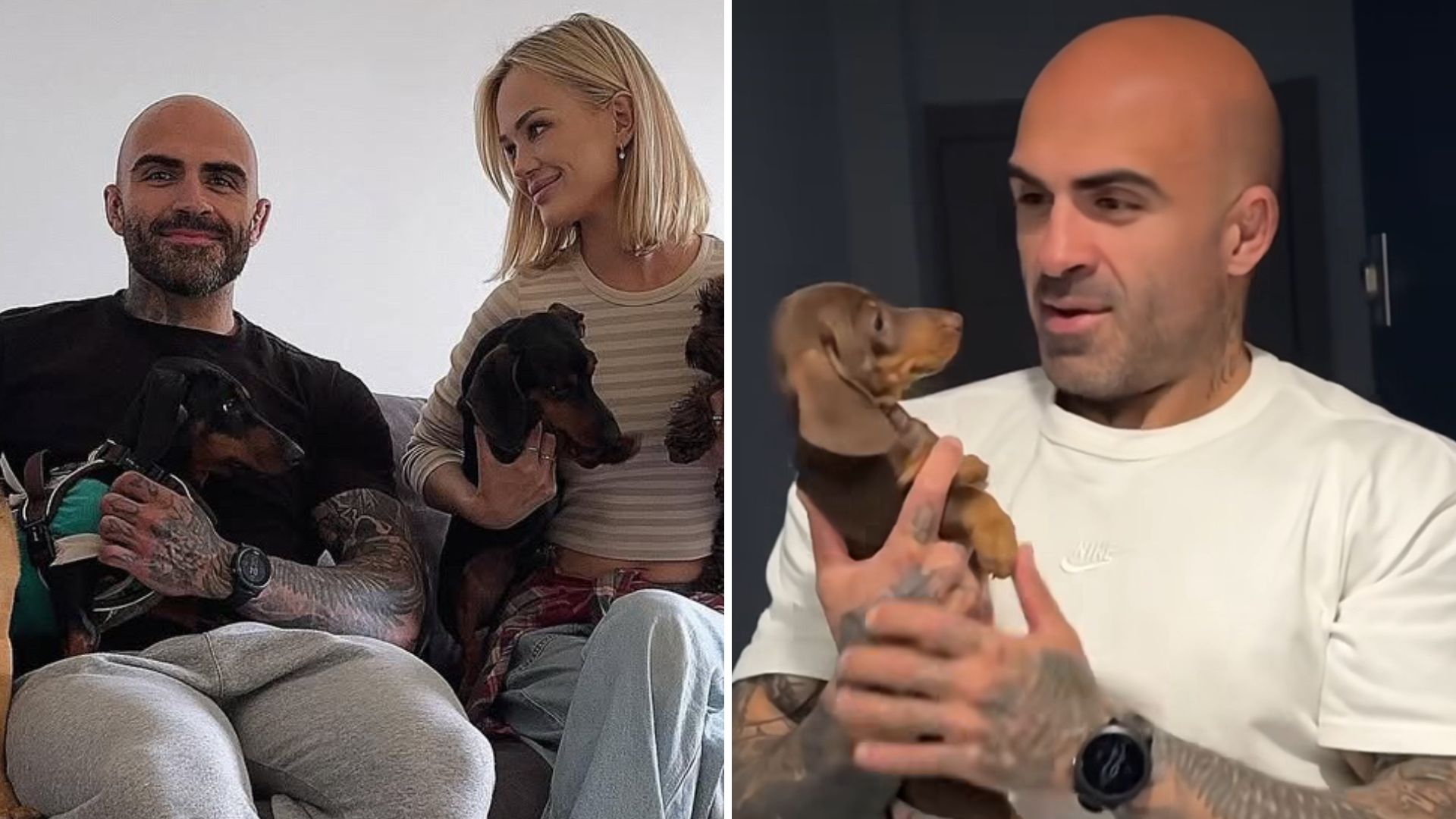 Nowy pies Akopa Szostaka wywołał burzę. Poszło o jego partnerkę