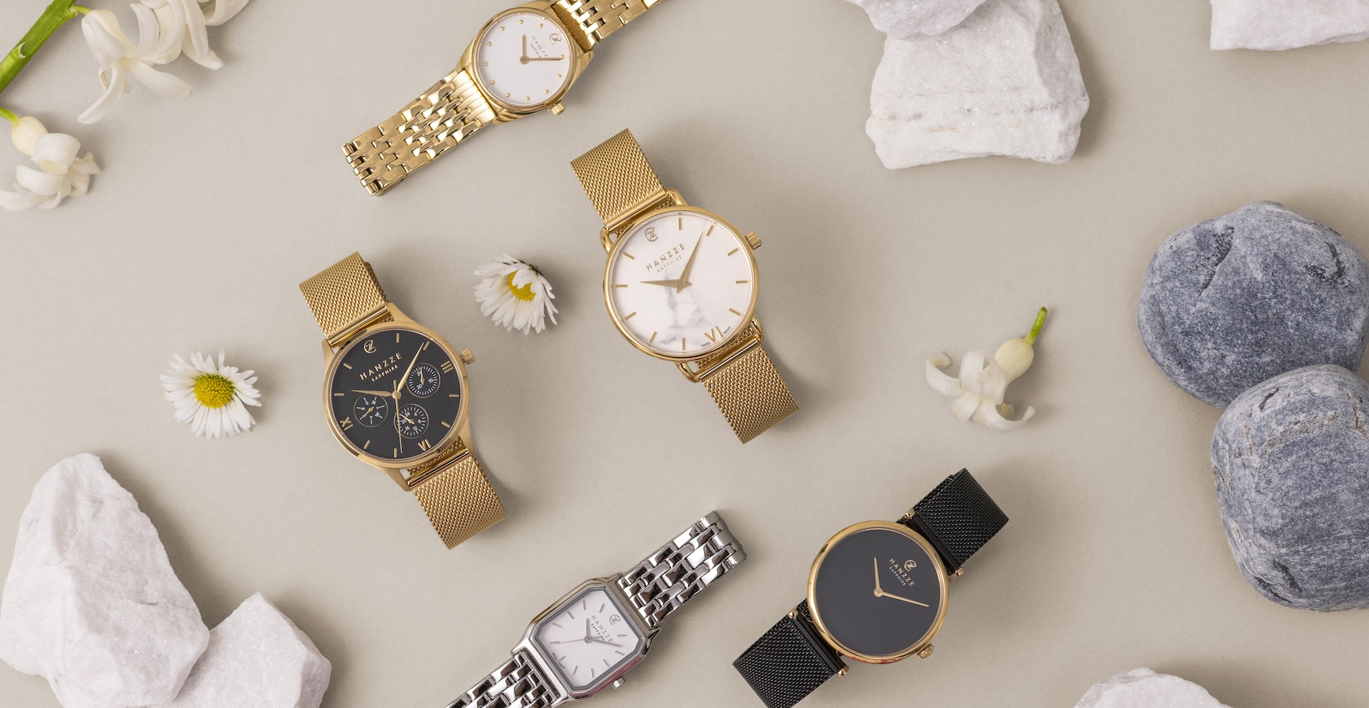 Maja Sablewska i Agnieszka Kaczorowska reklamują zegarki damskie od HANZZE.