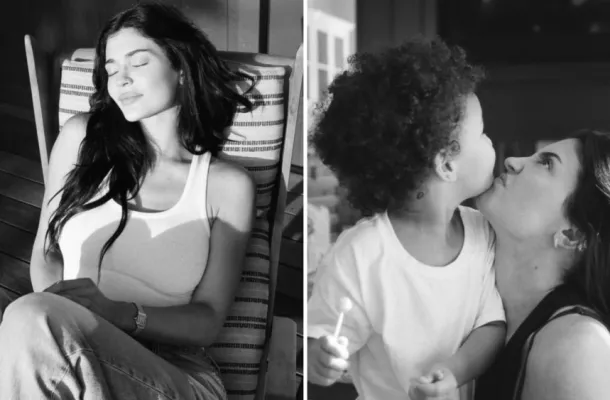 Kylie Jenner pokazała prywatne kadry z dziećmi, Hailey Bieber, siostrą Kendall i chłopakiem Timothée! (FOTO)