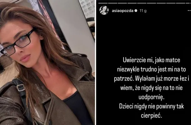 Joanna Opozda zrozpaczona tym, co się dzieje w Gazie. „Wylałam już morze łez”