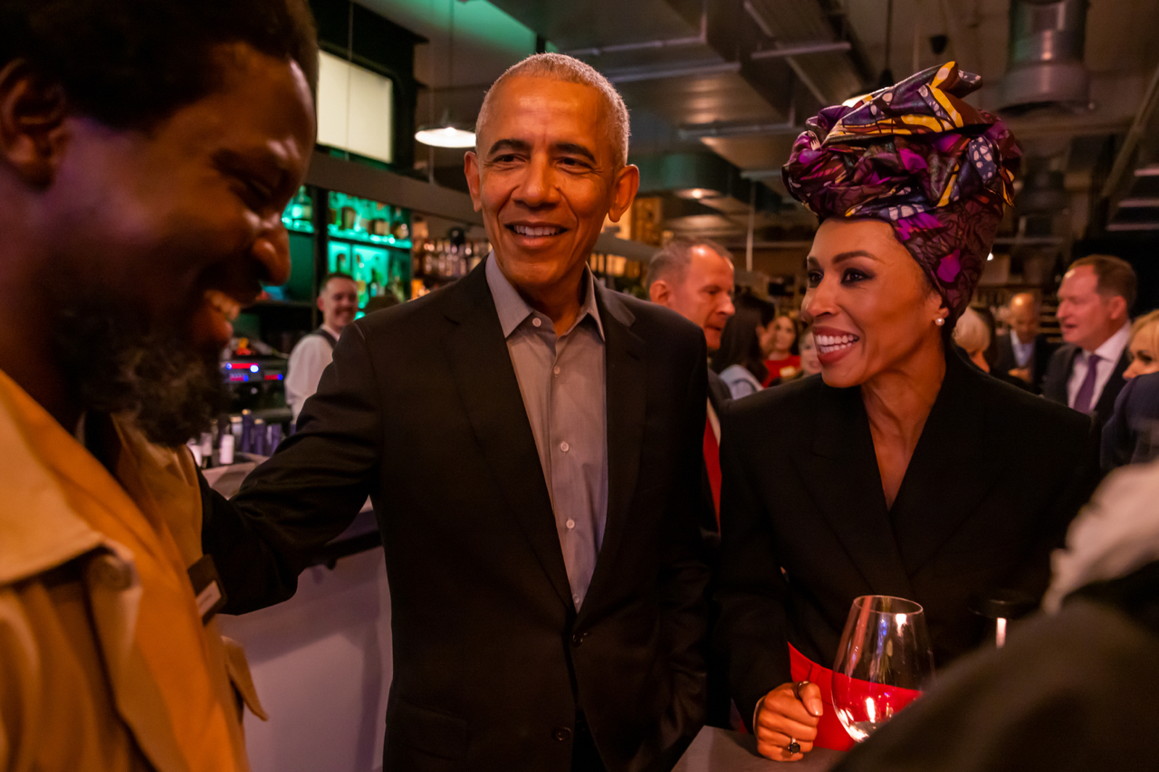 Omenaa Mensah, Barack Obama, fot. Instagram.
